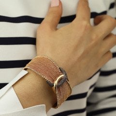 14 K İç İçe Geçme Kelepçe