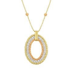 Oval Üç Sıra Dorika Kolye