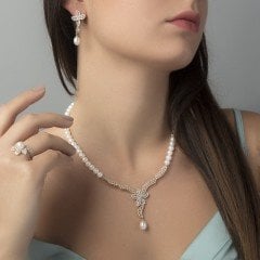 14K Fiore İnci Set
