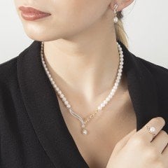 14K  Sırma İnci Set