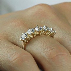 Altın Beştaş Yüzük 14 Ayar