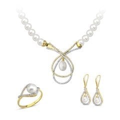 14K Ivy İnci Set