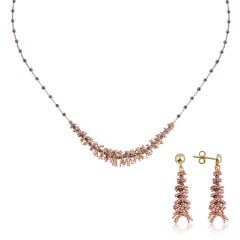 Rose Altın Dorika İkili Set