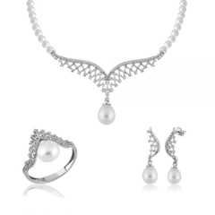 14K Prenses İnci Set