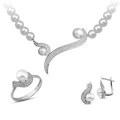 14K Dagger İnci Set