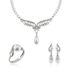 14K Sonbahar İnci Set